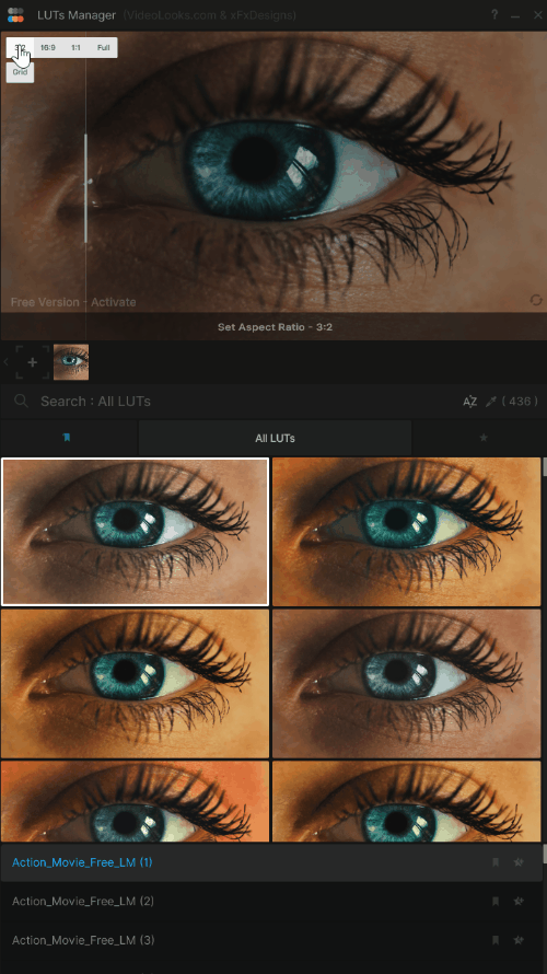 LUTs-Manager Documentation
